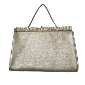 Harry Levine grey shimmery vintage purse